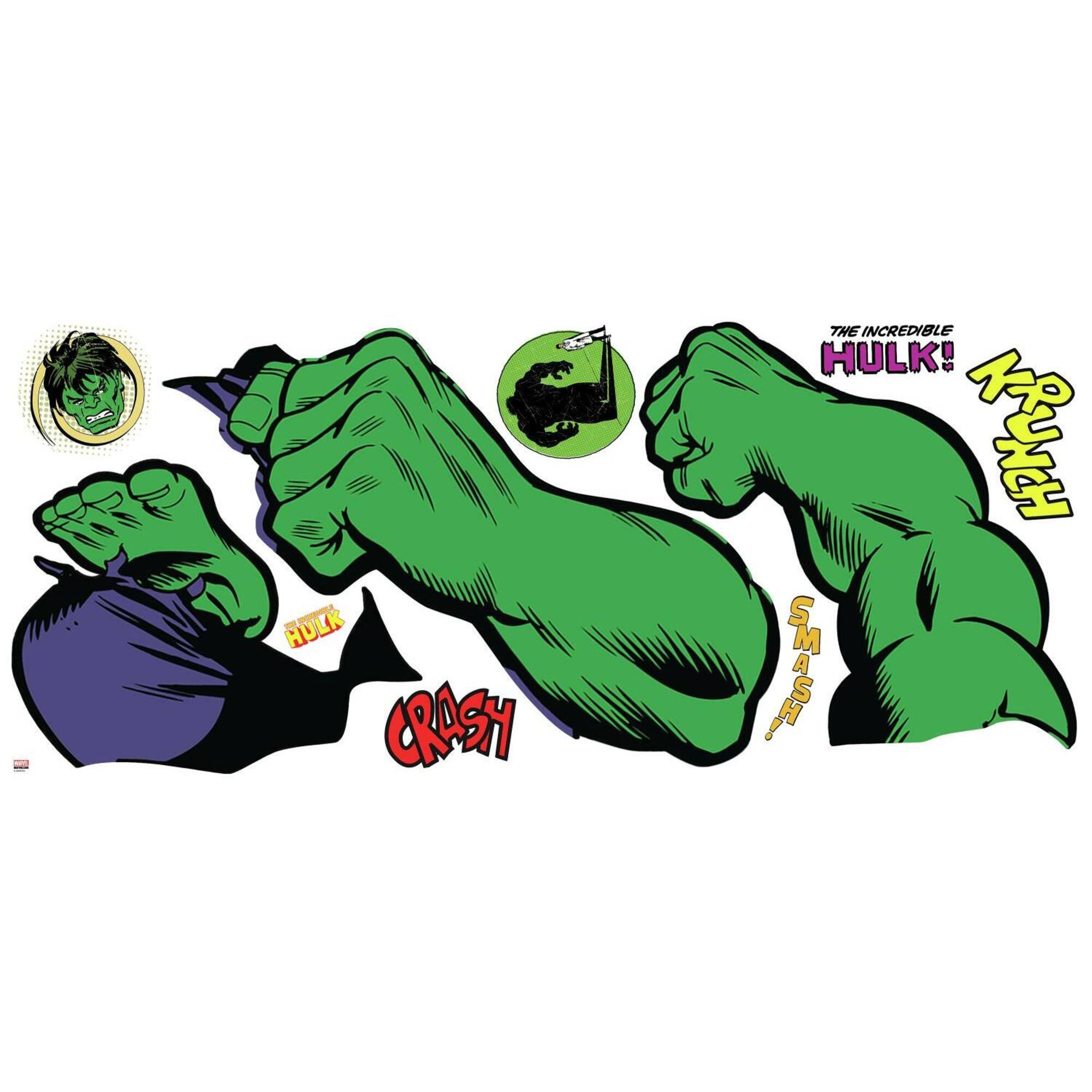 RoomMates Classic Hulk Comic Peel & Stick Giant Decals
